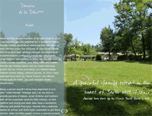 Tablet Screenshot of domainedeladolce.com